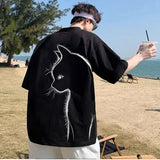Korean Cat Oversized T-shirt