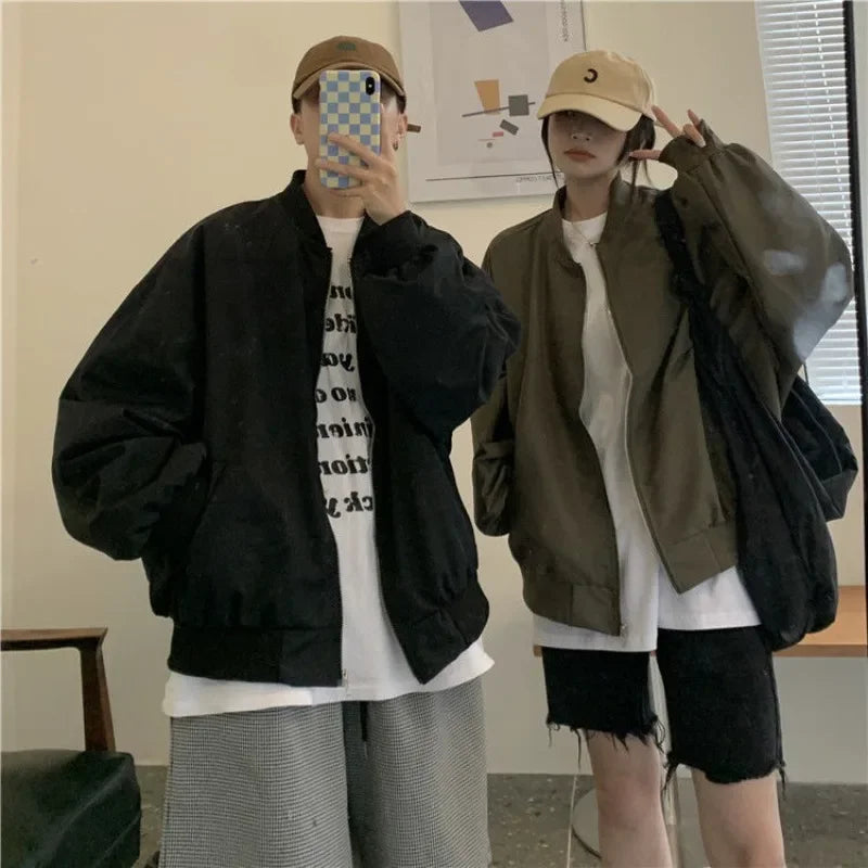 Windbreaker Korean Y2k  Jacket