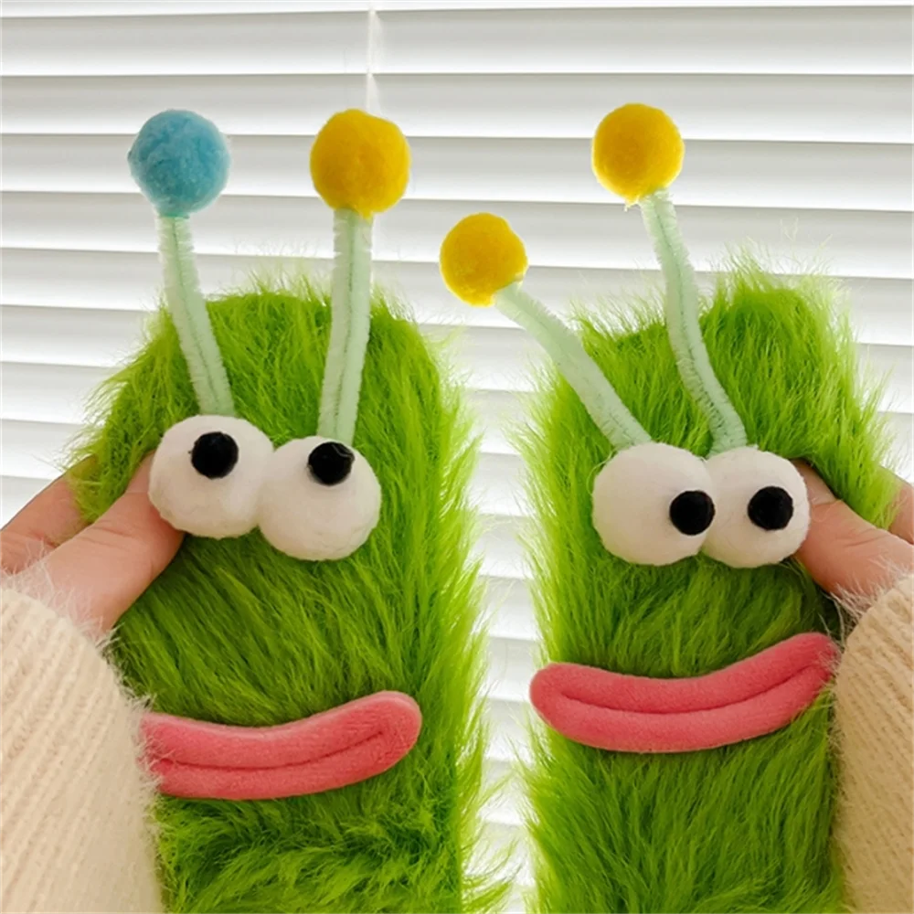 3D Funny Monster Cartoon Fuzzy Socks