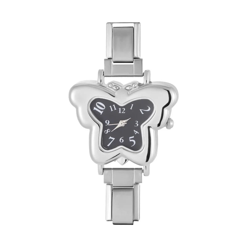 Italian Stainless Butterfly Watch
