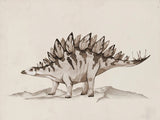 Vintage Dinosaur Chart Posters