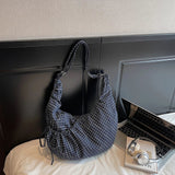 Korean Style Plaid Crossbody Bag