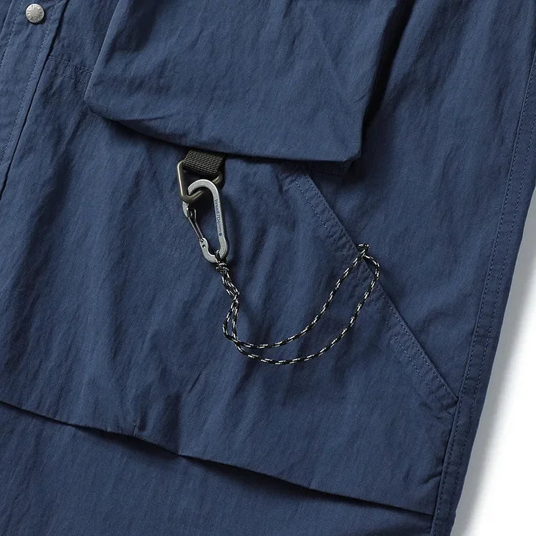 Multi-pocket Loose Cargo Shirt