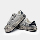 Retro Hand-Painted Graffiti Punk School Sneakers