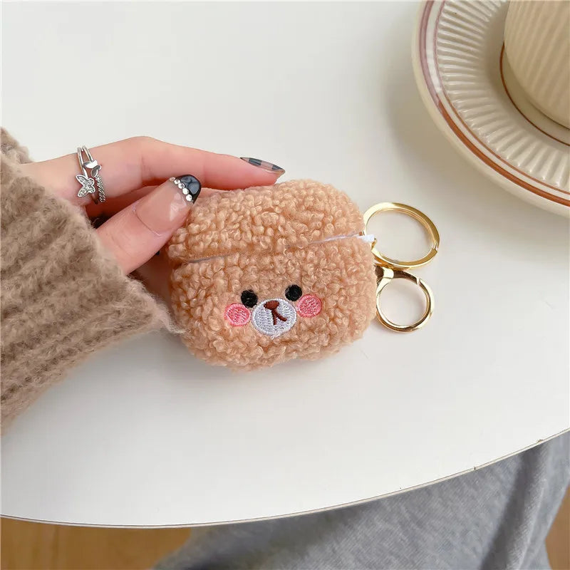 Cute Teddy Bear Airpods Cases