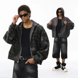 Camo Reversible Zip-Up Hoodie
