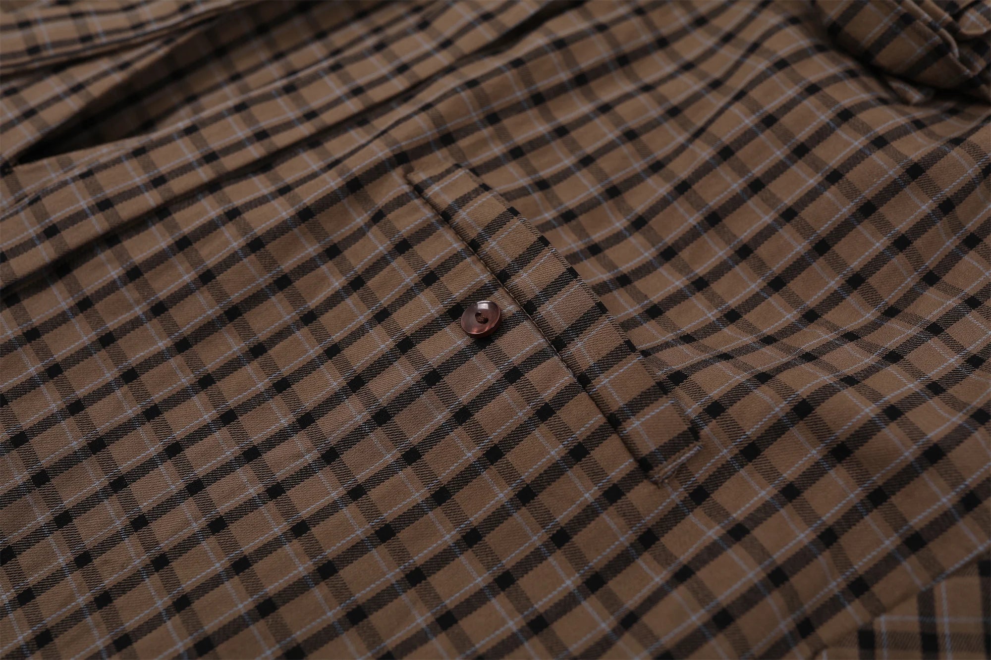 French Vintage Old Money Women's Plaid Shirt