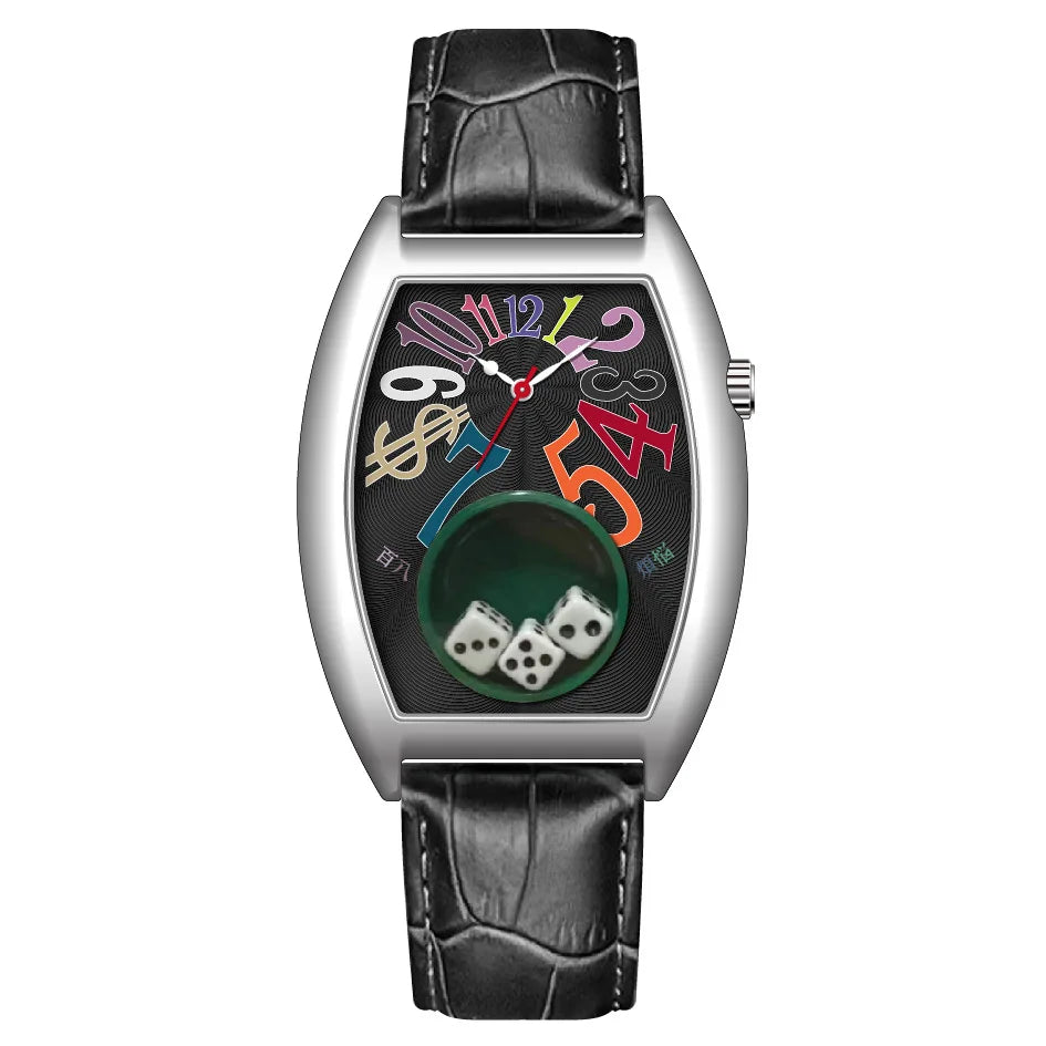 Casino Dice Quartz Watch