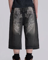 Rivet Design Flügelmuster High Jorts