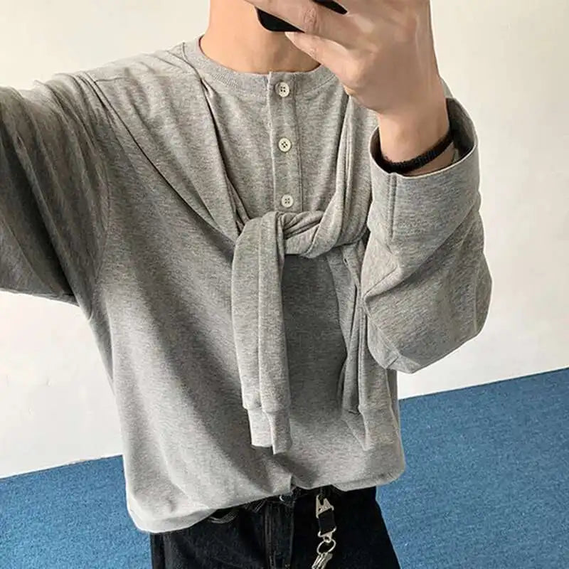 Casual Korean Long-sleeved T-shirt