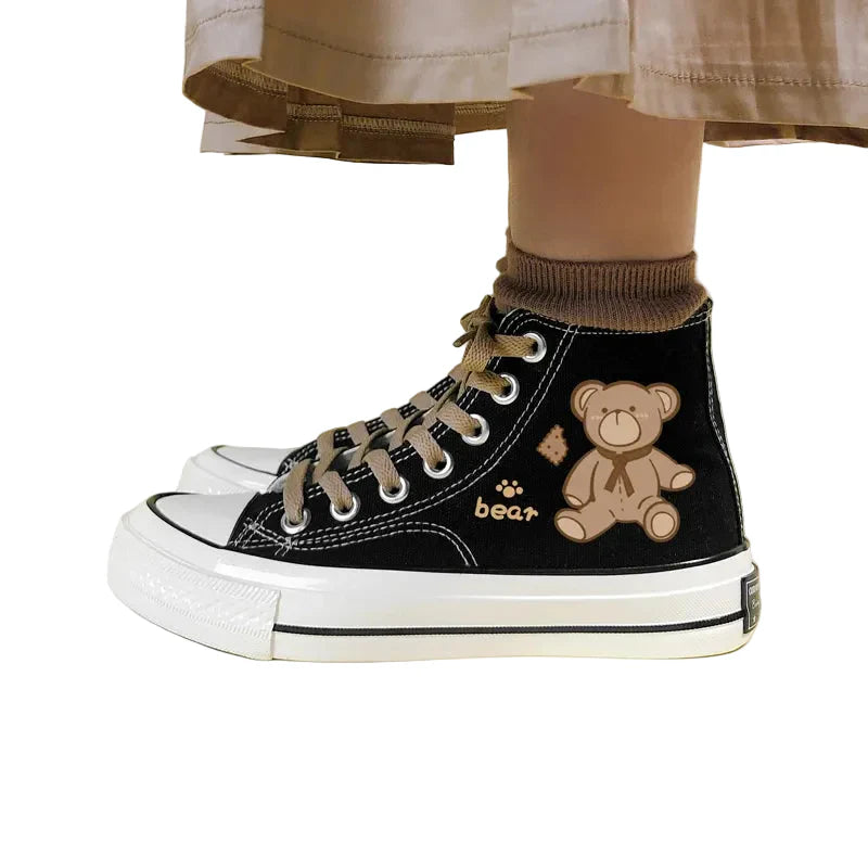 Bear School Cute Canvas