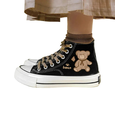 Bear School Cute Canvas