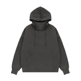 Basic Thick Fleece High Neck Hoodies