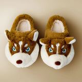 Fluffy Indoor Dog Winter Slipper