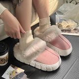 Indoor Fluffy Thick Sole Uggs Slippers