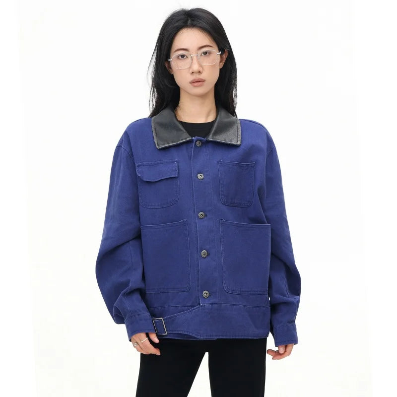 Cowgirl Blue Cargo Denim Jacket