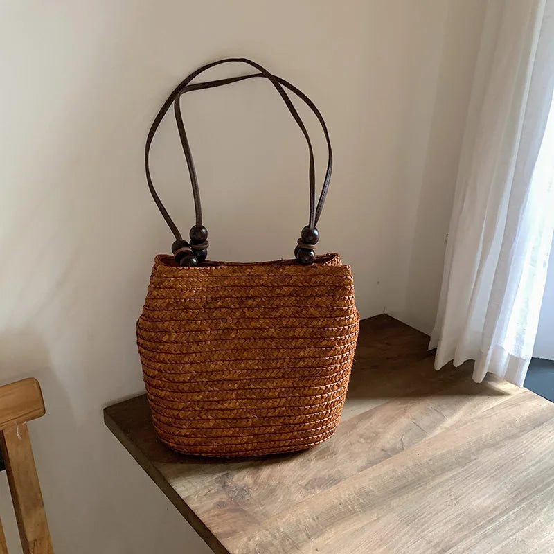 Women's Woven Vintage Shoulder Bag