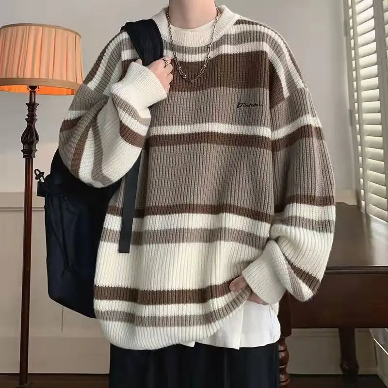Stripped Soft Boy Knitted Sweater