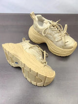 Chunky Platform Round Toe Pumps Sneakers
