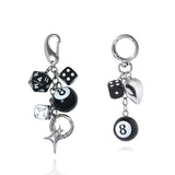 Y2k Dice Billiards Keychain