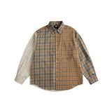 Plaid Loose Casual Oversize Long Sleeve Shirt