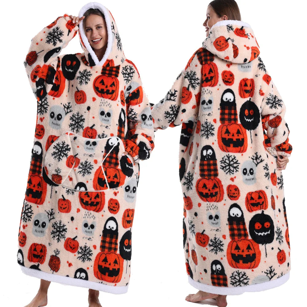 Cartoon Tragbare Homewear Pyjama-Decke