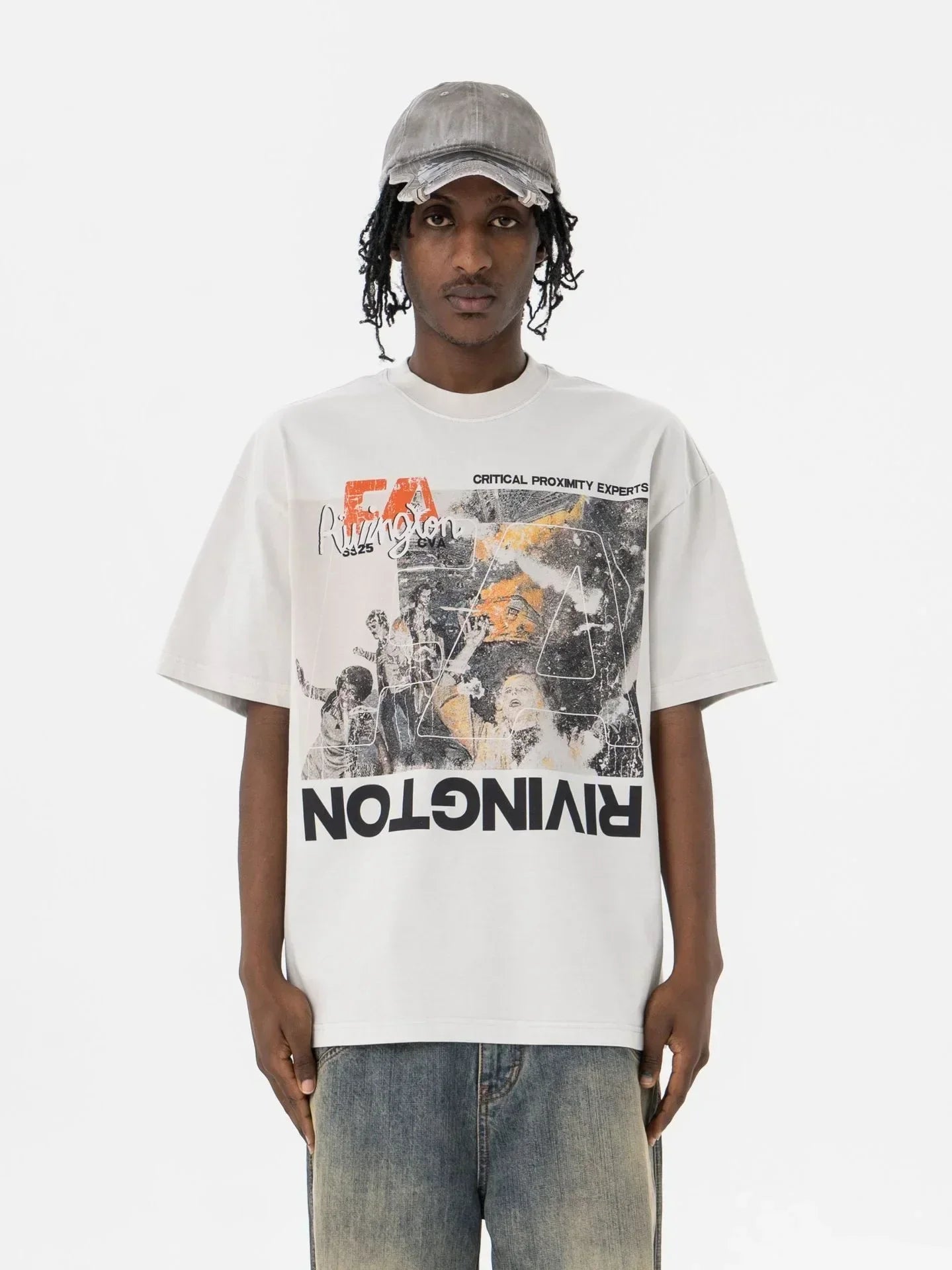 Casual Vibrant Graphic Print T-Shirt