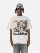 Casual Vibrant Graphic Print T-Shirt