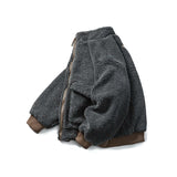 Faux Fur Thicken Cargo Puffer Jacket