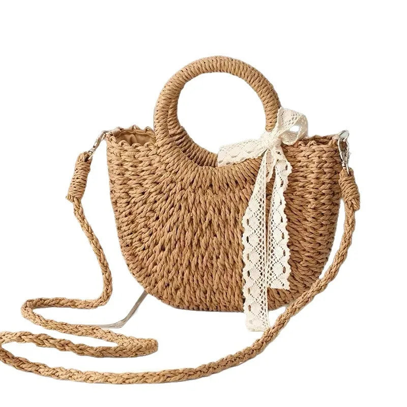 Women's Beach Weaving Star Handbag