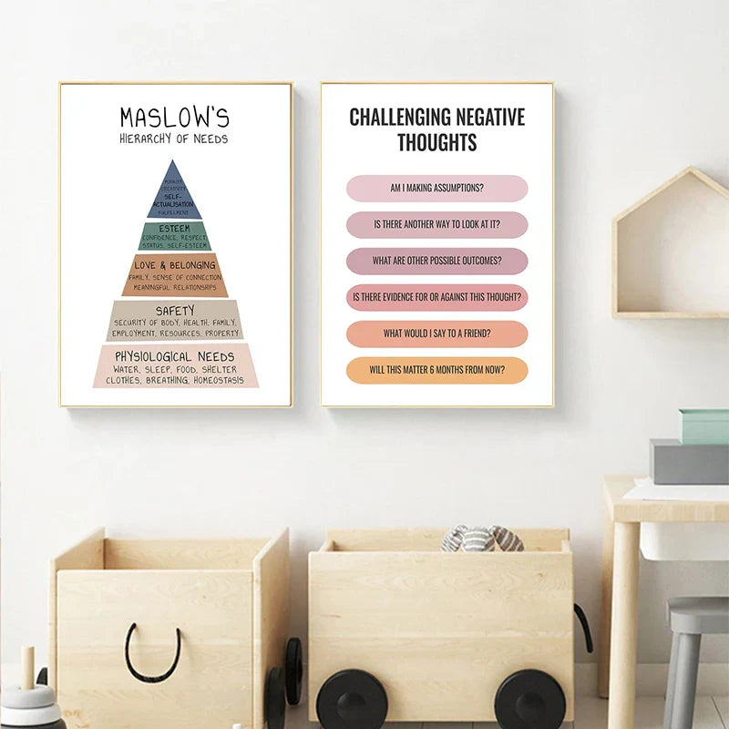 Mental Health Inspiring Quote Poster