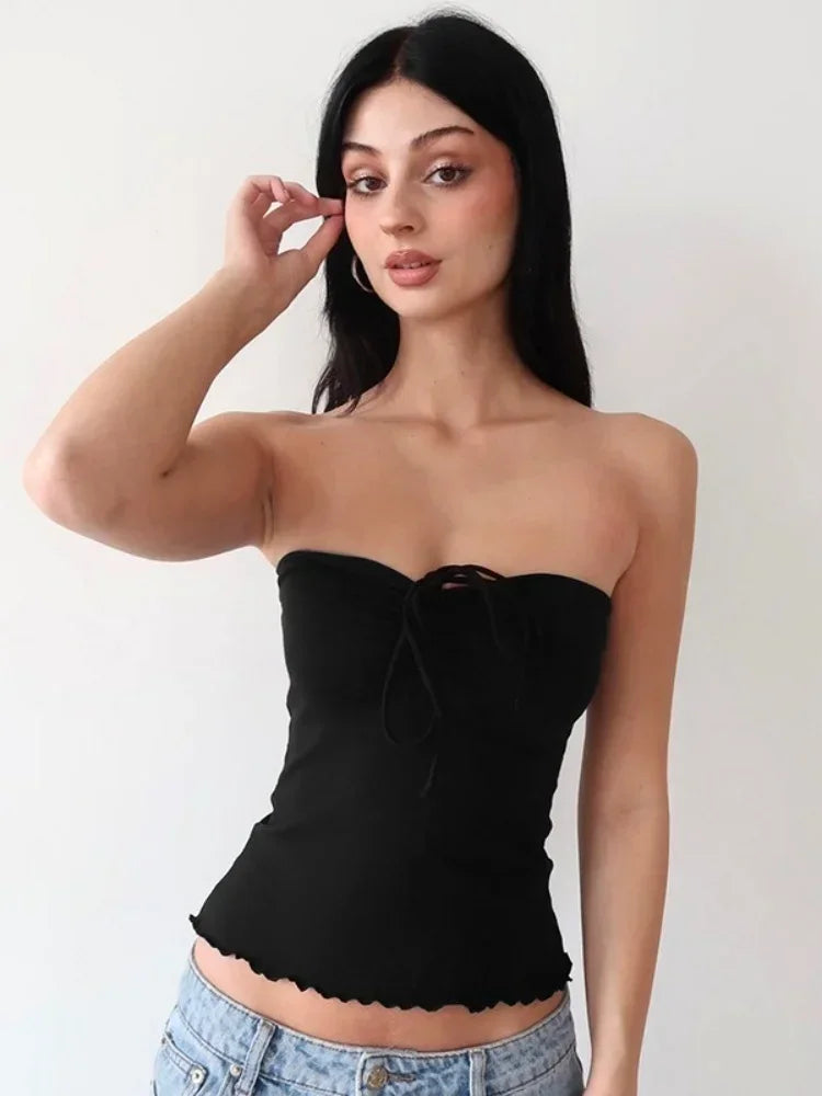 One-Piece Casual Short Rolled Tops