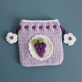 Kawaii Fruit Crochet Coin Wallet Mini Handwoven Bag