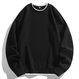 O-neck Solid Color Sweatshirt