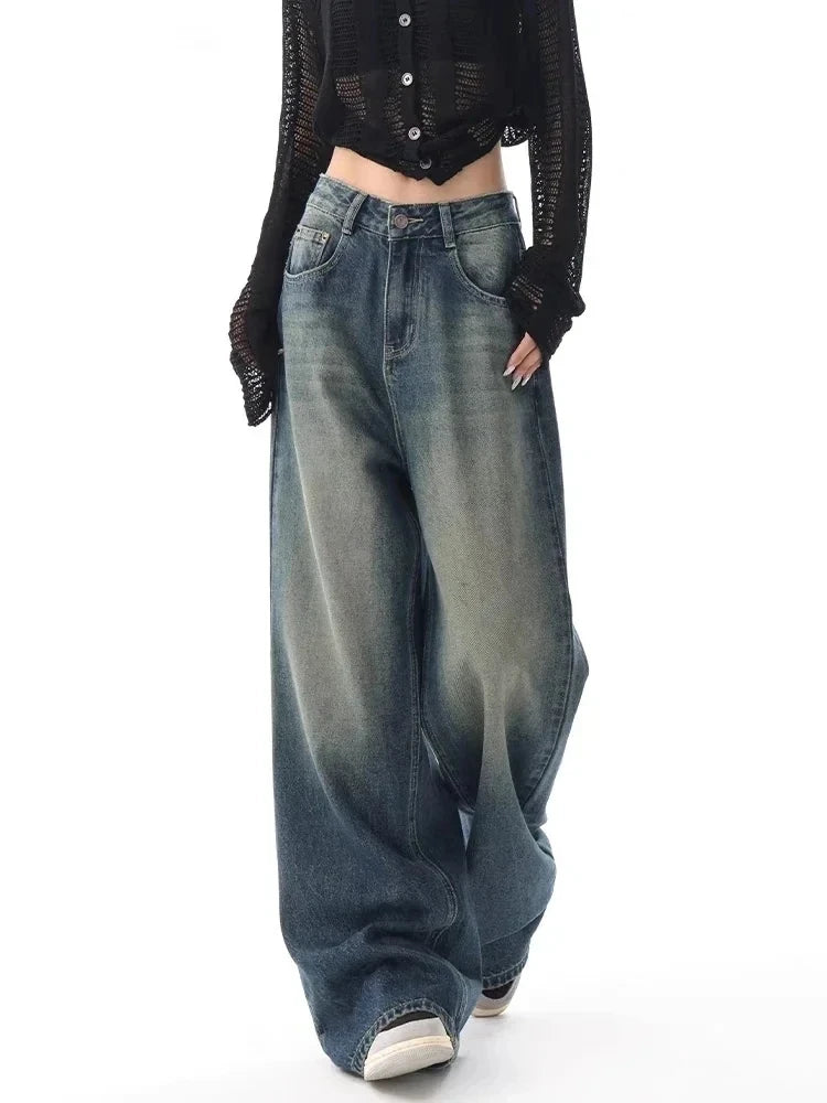 Y2K Washed Baggy Jeans