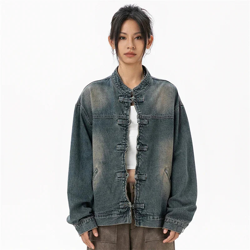 Blue Cotton Cowgirl Denim Jacket