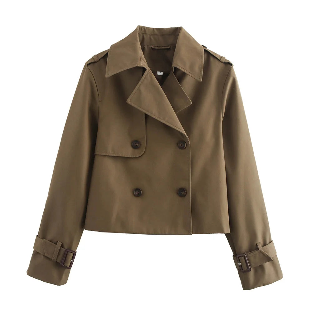 Old Money Double Breasted Long Sleeve Jacket