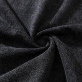 T-Shirt "Gruselige Gesichter" Washed Black