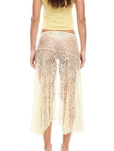 Soft Girl Transparent Lace Skirt