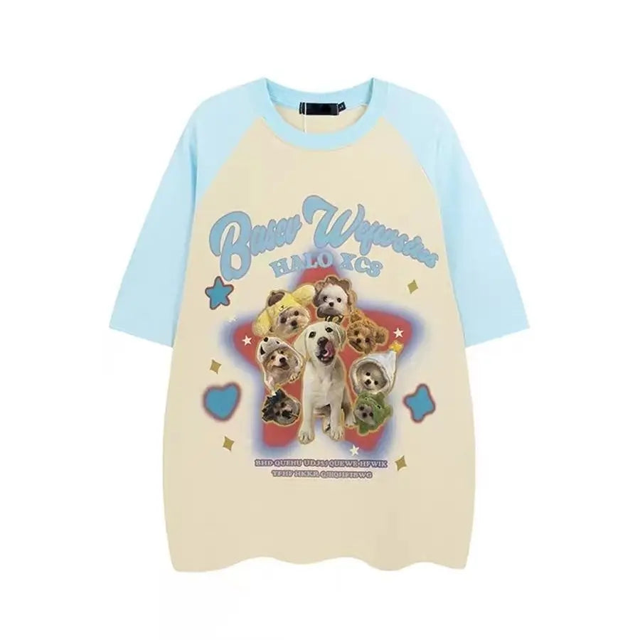 Oversized Star Dogs T-shirt