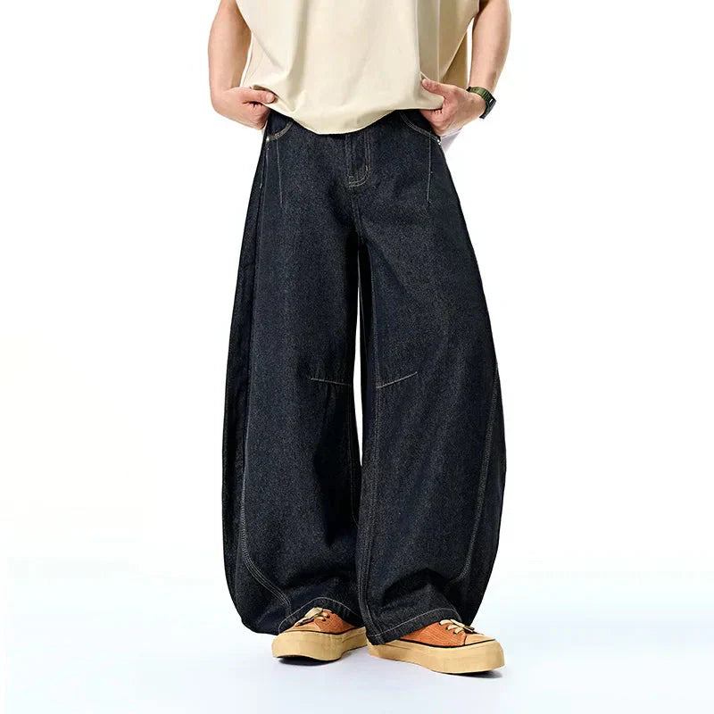 Vintage Loose Denim Wide Leg Jeans
