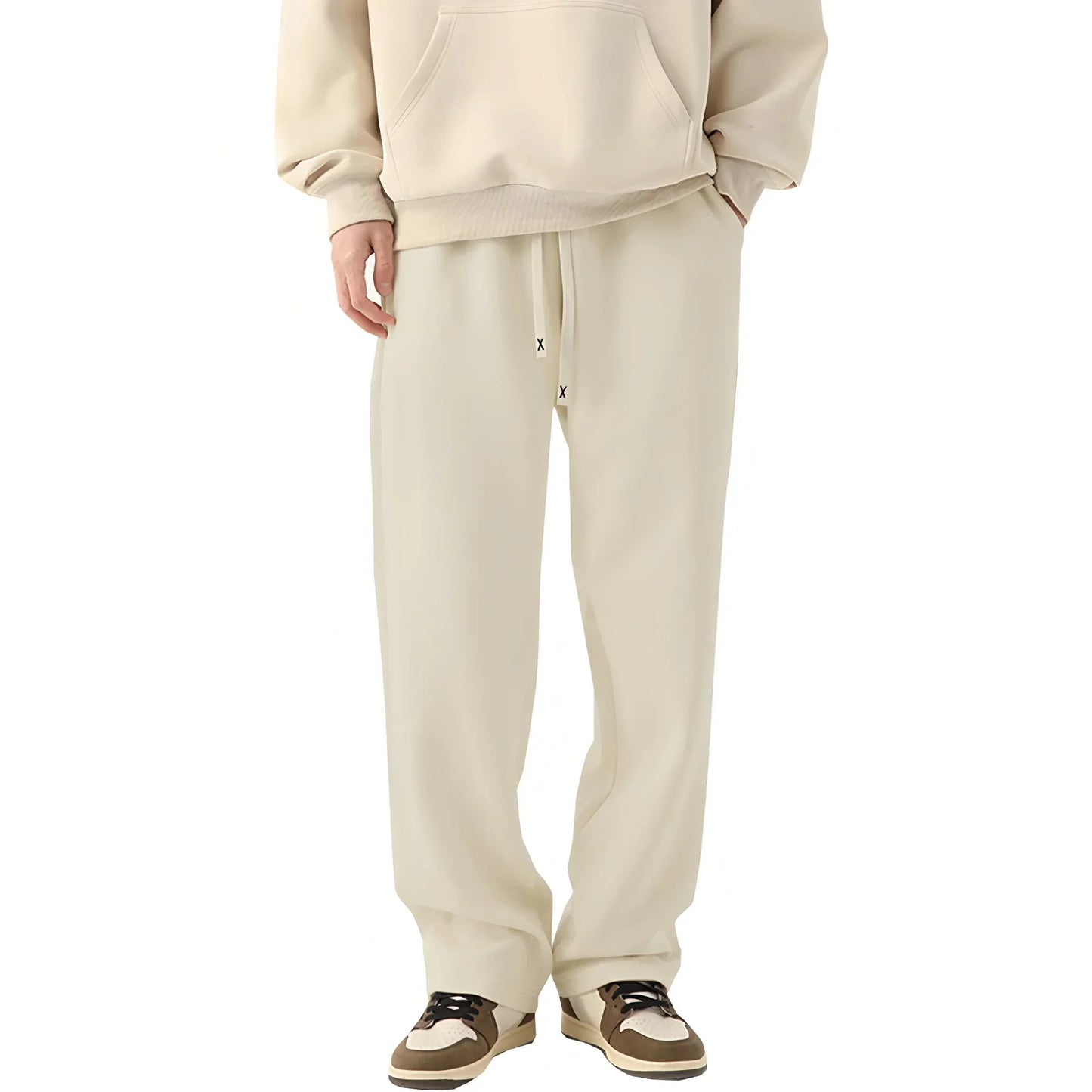 Lockere, atmungsaktive, weite Jogginghose