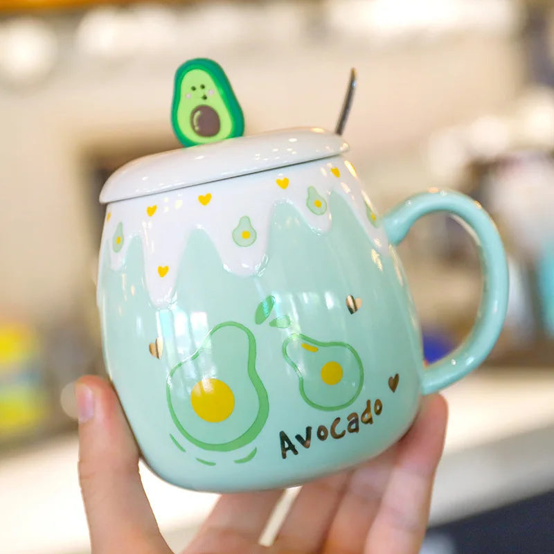 Cute Strawberry Ceramic Mug
