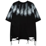 Distressed Crew Neck T-Shirt