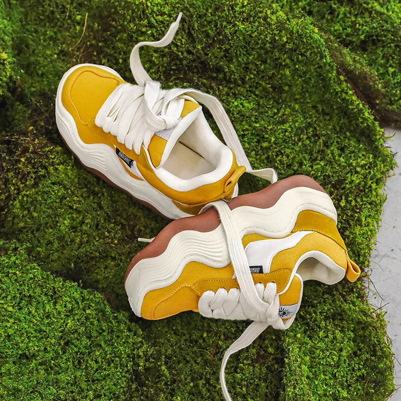 Retro Wave Classic Platform Sneakers