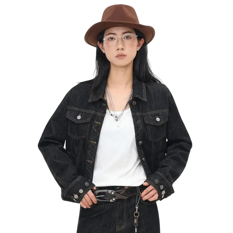Cowboy Black Denim Jacket