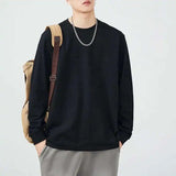 Solid Color Long Sleeve Casual T-Shirt