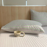 Cotton Pillowcase Colorful Stripe Pillow Case