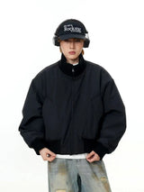 Korean Style Padded Winter Bomber Jacket