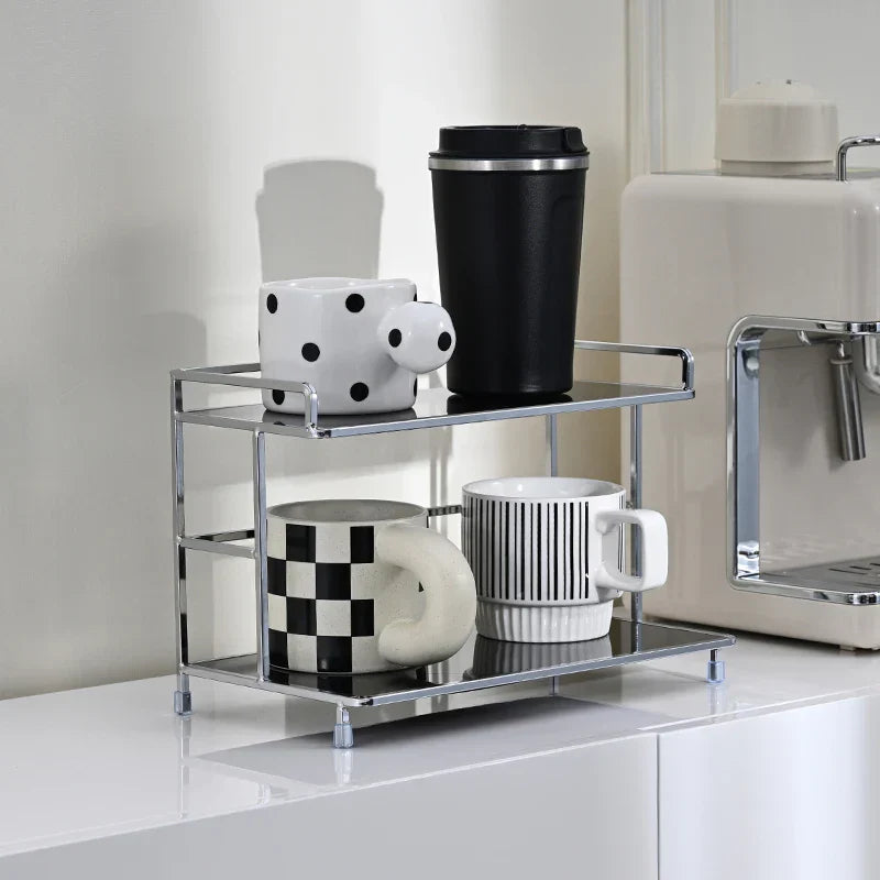 Double-Layer Acrylic Vanity Organizer